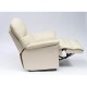 Drive Lars Dual Motor Leather Riser Recliner Chair (Cream)