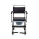 Glideabout Mobile Adjustable Commode Chair