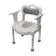 Suva Height-Adjustable Stationary Shower and Commode Chair
