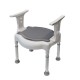 Suva Height-Adjustable Stationary Shower and Commode Chair