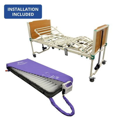 Ultimate Healthcare Cura II Profiling Bed and Alternating Pressure Relief Mattress Pack