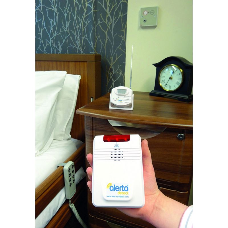 Alerta Detect Motion Sensor With Wireless Receiver Hospital Beds