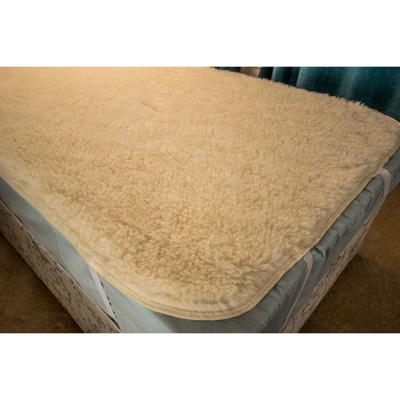 Cosynite Pressure-Relieving Wool Mattress Topper