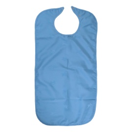 Dignified Bib for Elderly Adults (Blue)