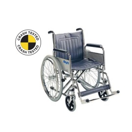 Days Heavy Duty Chrome-Plated Self-Propelled Wheelchair (Crash-Tested)