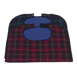 Premium Tartan Clothing Protector with Popper Fastenings